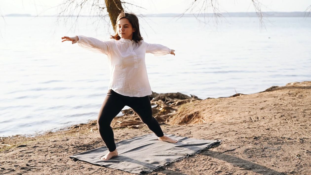 A Woman DOing Yoga Free Stock Video Footage, Royalty-Free 4K & HD Video ...