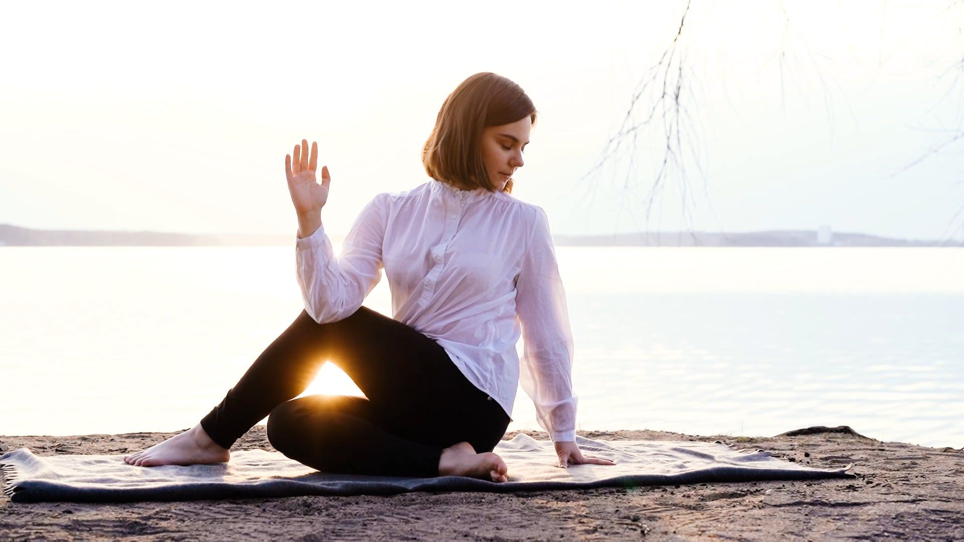 A Woman Doing Yoga Free Stock Video Footage, Royalty-Free 4K & HD Video ...