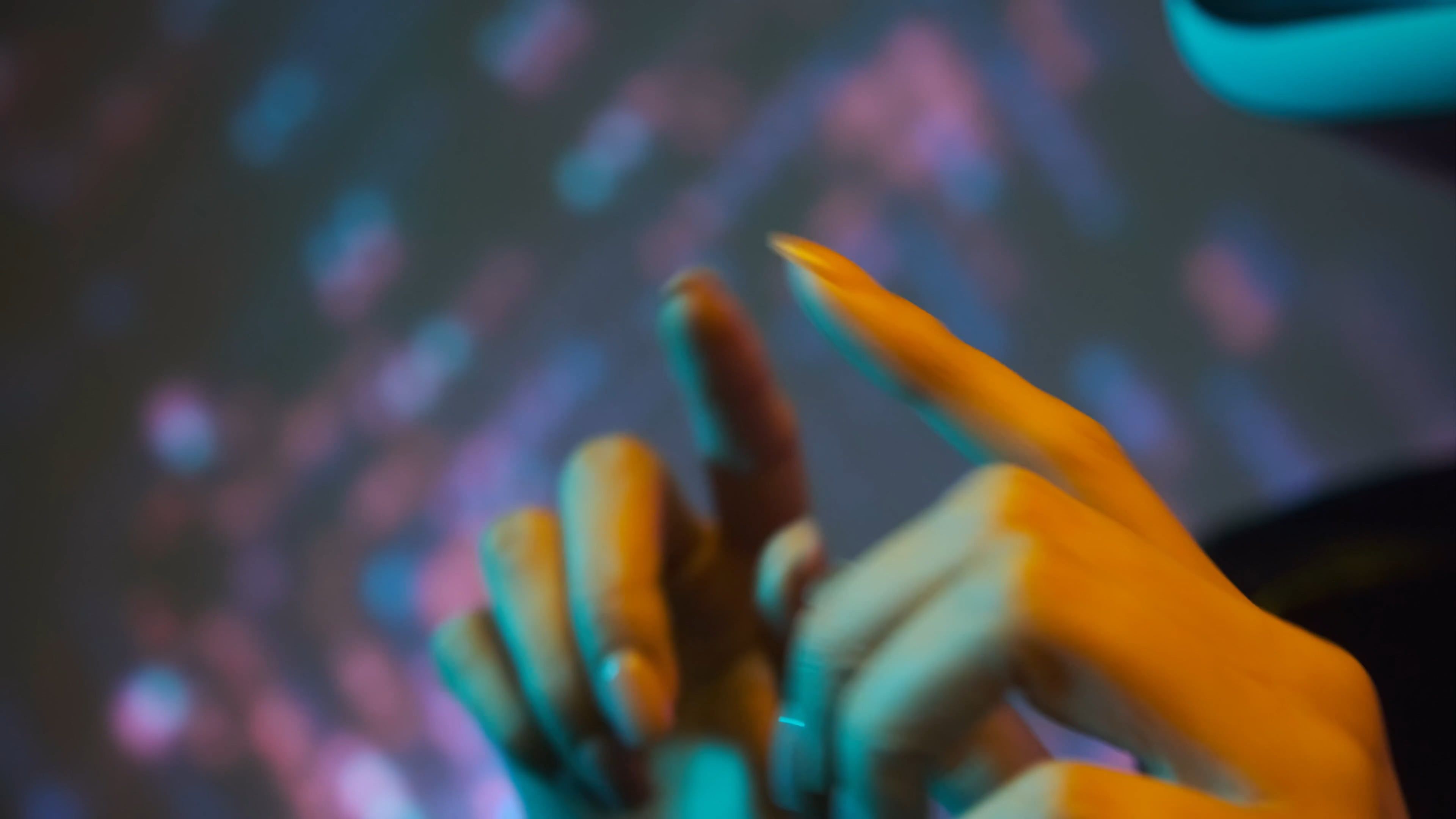 Close-Up Shot of a Person Doing Hand Gestures Free Stock Video Footage ...