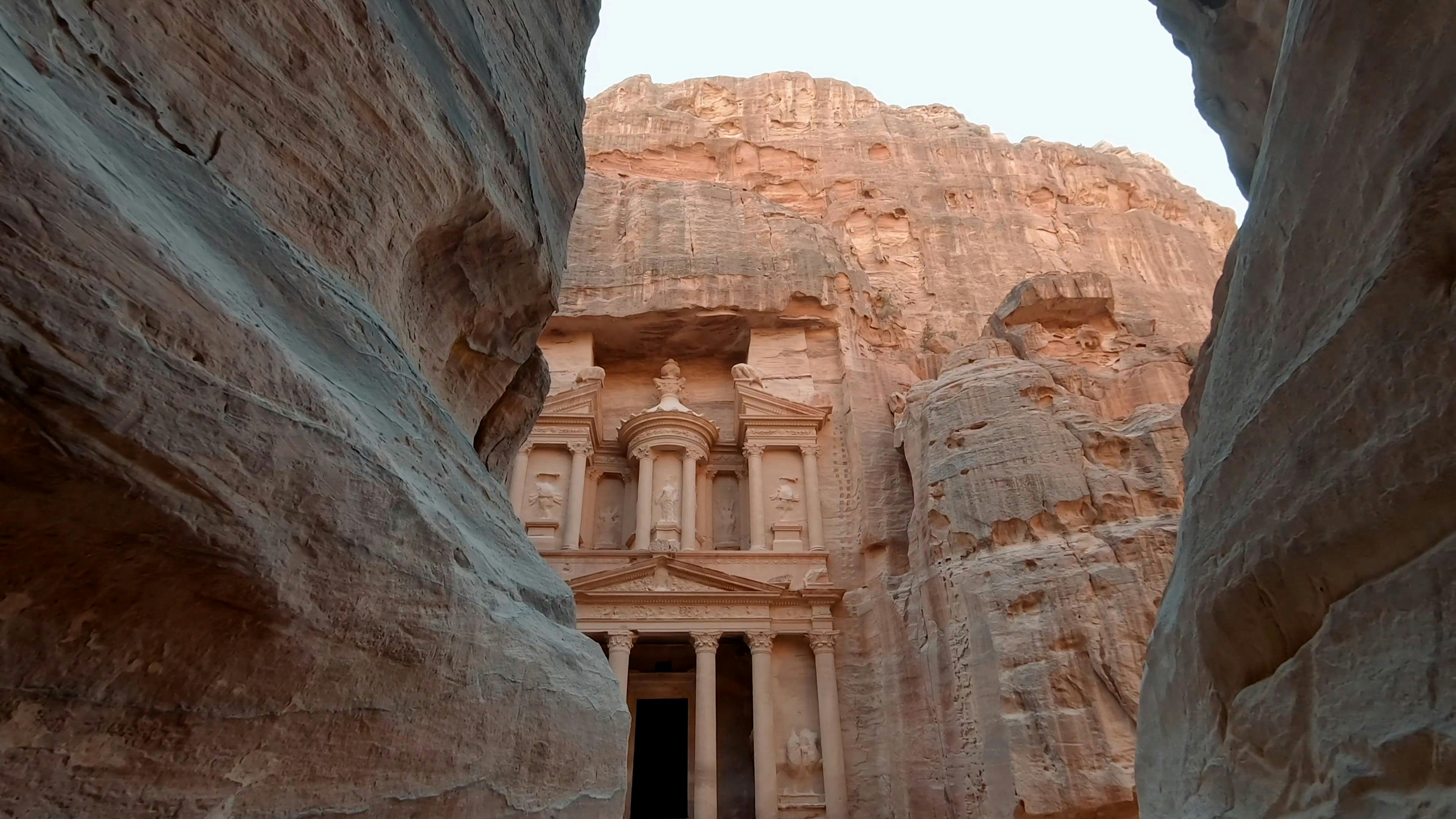 The Monastery in Petra Jordan · Free Stock Video