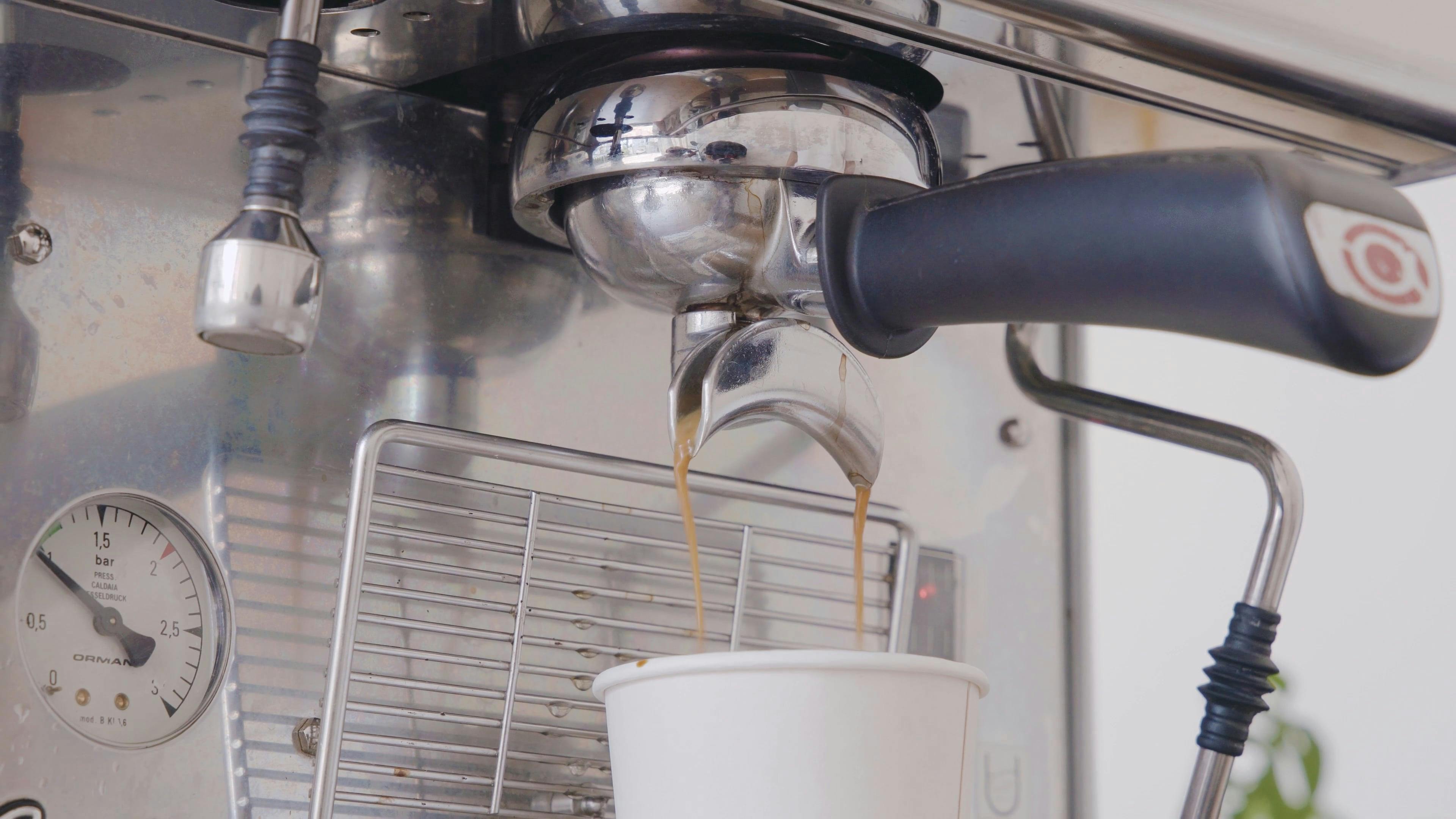 Close Up Video of a Coffee Maker · Free Stock Video