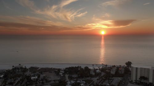 A Drone Video Over the Coastal Area