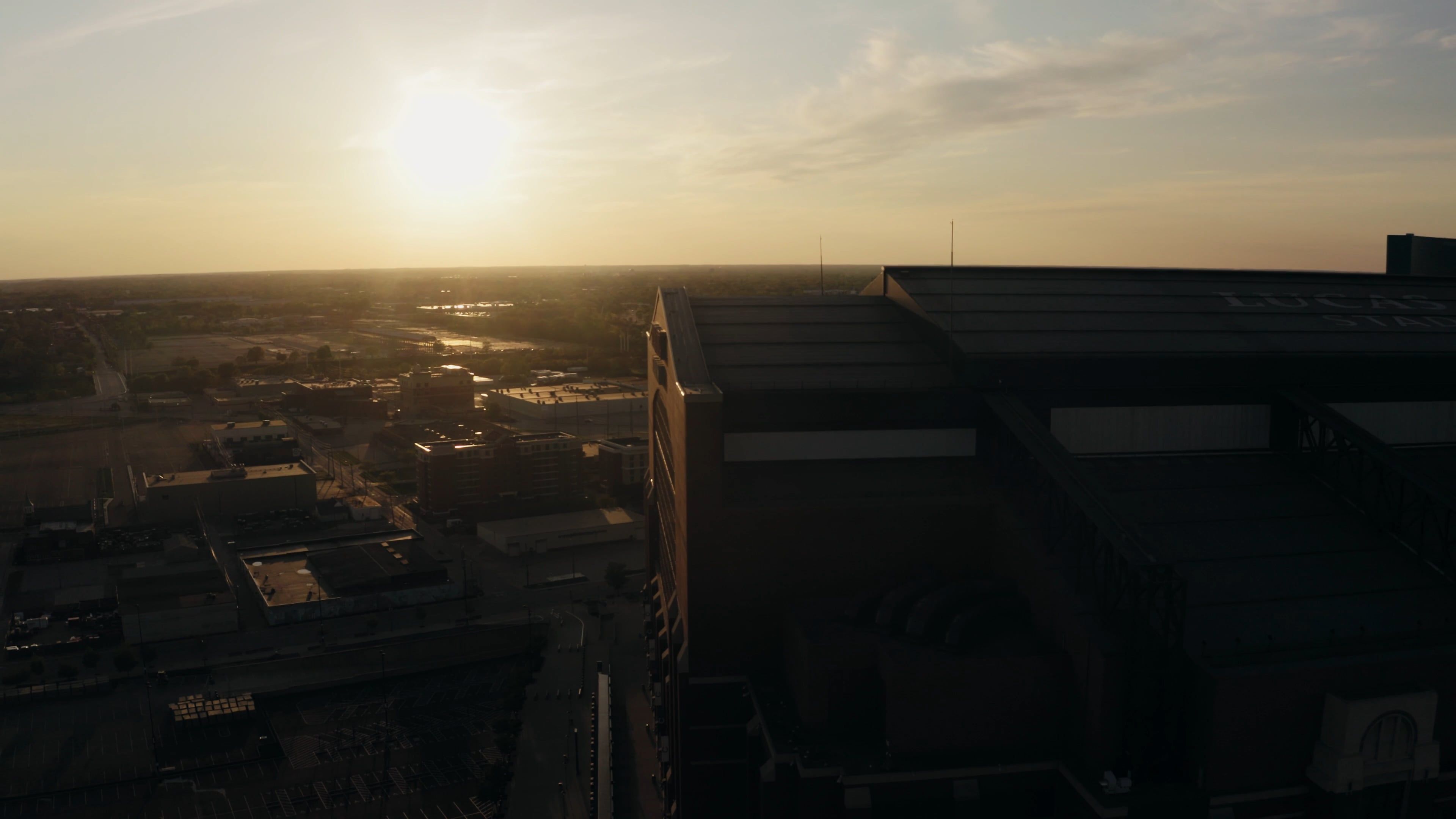 Drone Shot of the Stadium Free Stock Video Footage, Royalty-Free 4K ...