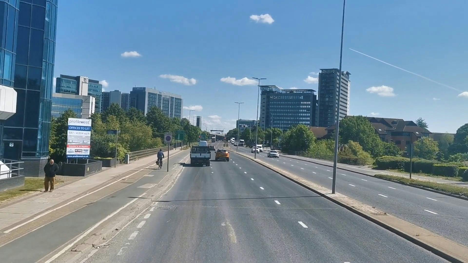 Daytime Traffic On The Main Road In London Boroughs Free Stock Video
