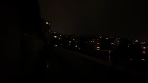 Bolts Of Lightning In A Dark Night Caught On Video