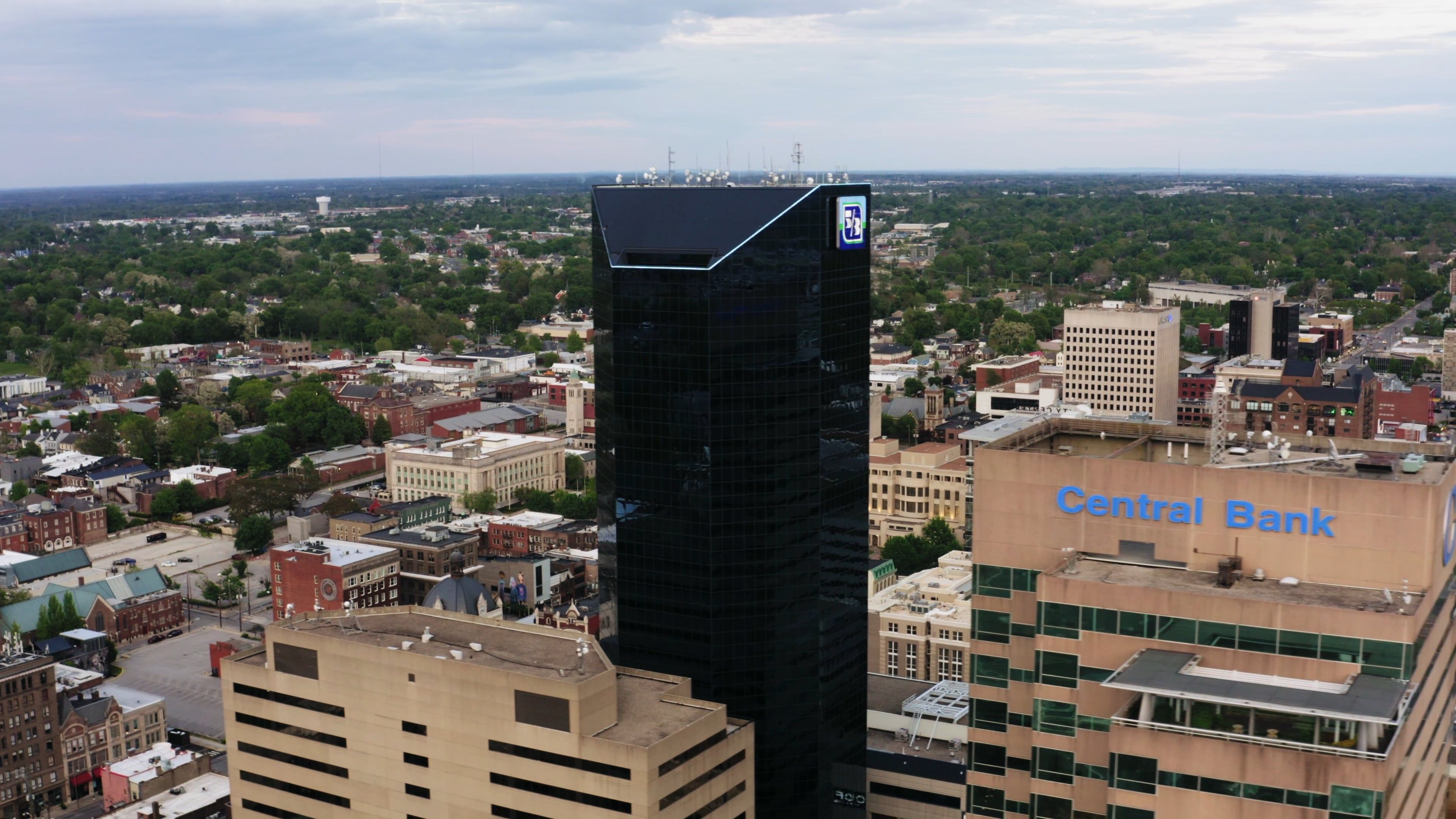 Drone Shot of Buildings in the City Free Stock Video Footage, Royalty ...