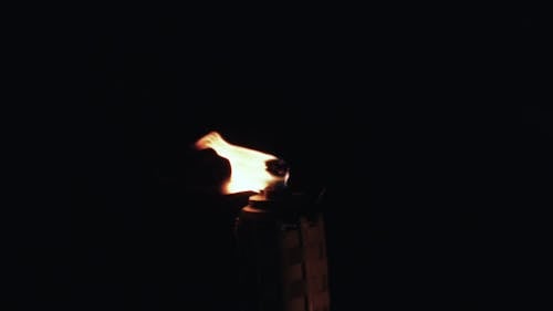 Lighted Torch