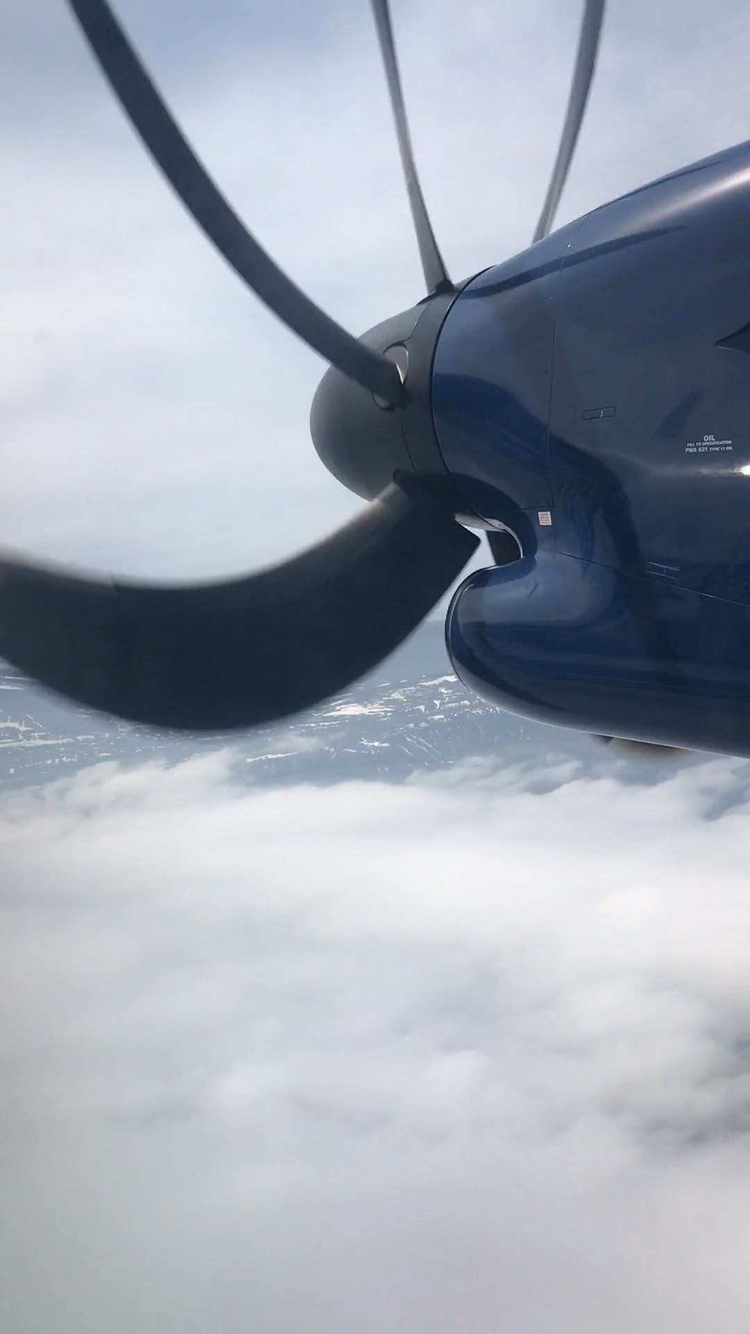 Close Up of a Propeller of a Plane Free Stock Video Footage, Royalty ...