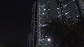 住宅灯光和建筑立面视频素材视频素材视频素材