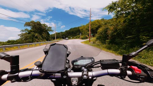 Road Trip Riding a Motorcycle