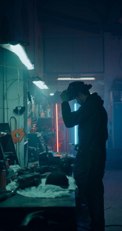 cottonbro studio's cyberpunk aesthetic video