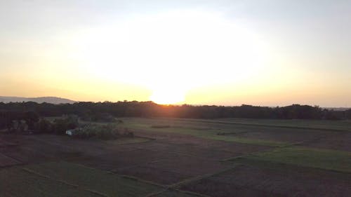 Drone Footage of Sunrise