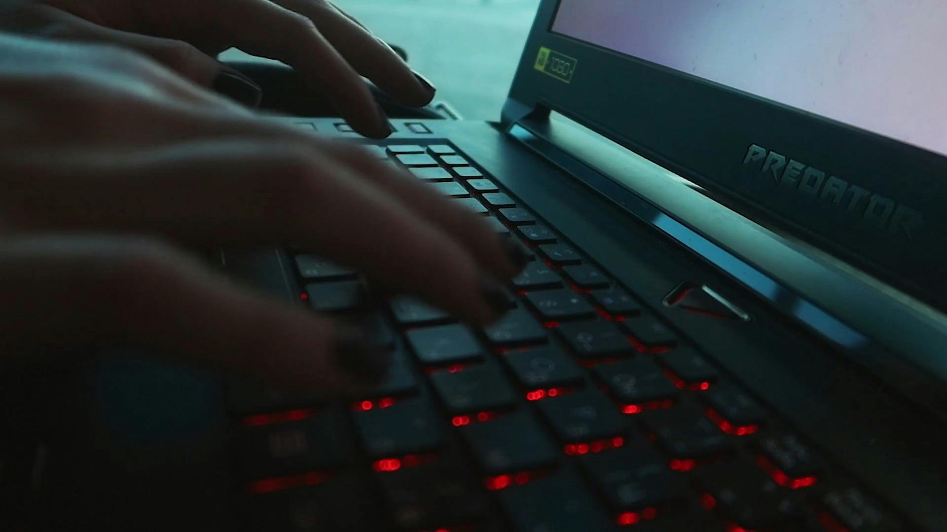 A Person Typing On A Laptop Keyboard · Free Stock Video
