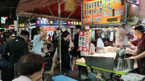 People At the Food Night Market