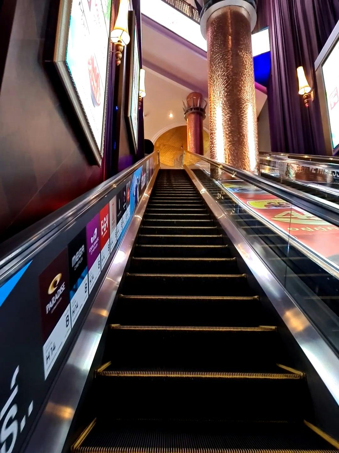 Going Up the Escalator · Free Stock Video