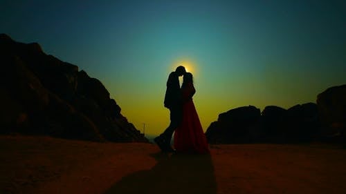 Silhouette of Couple