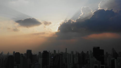 Moving Time-lapse of Sunset