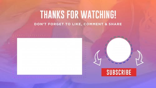 Pink Intro With Subscribe Button [TEMPLATE] 