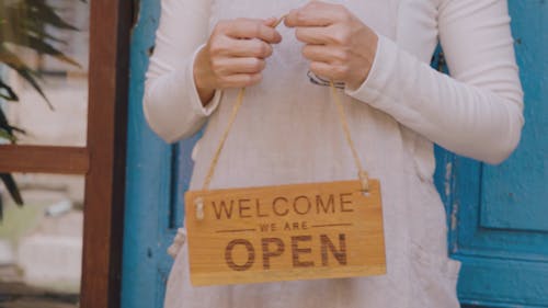 Open Sign Stock Video Footage for Free Download