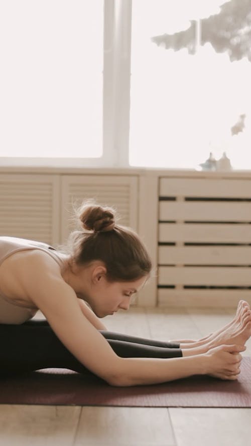 Woman Doing Yoga