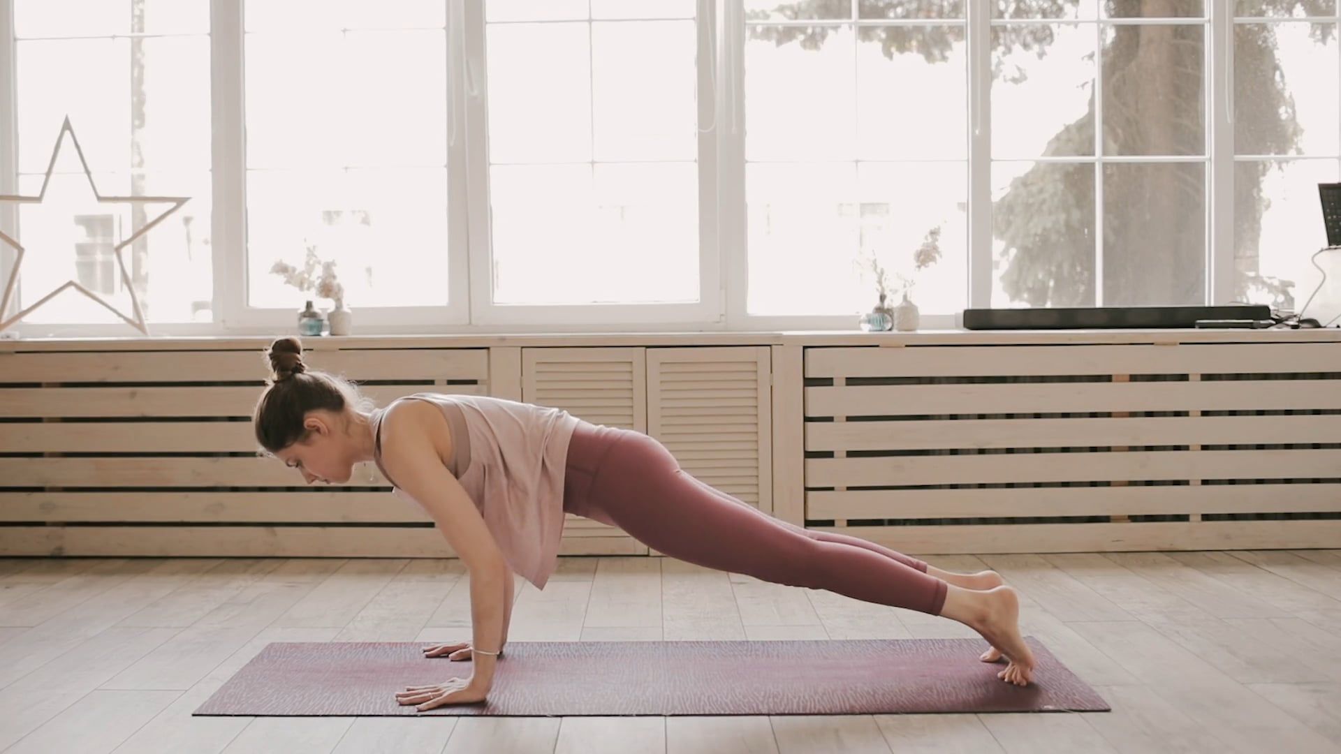 Woman Doing Yoga Free Stock Video Footage, Royalty-Free 4K & HD Video Clip