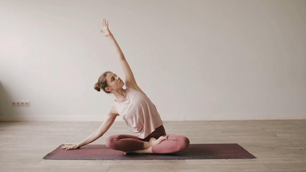 Woman Doing Yoga Free Stock Video Footage, Royalty-Free 4K & HD Video Clip