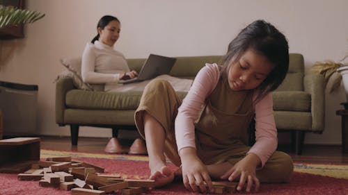 Woman Using Her Laptop