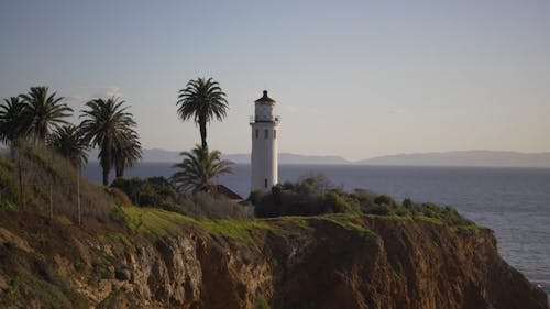 A Lighthouse on a Coastal Cliff