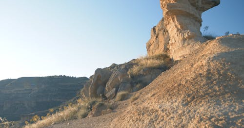 Rock Formations on a Semi Desert Landscape