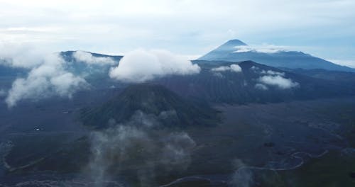 Clouds Above a Volcano