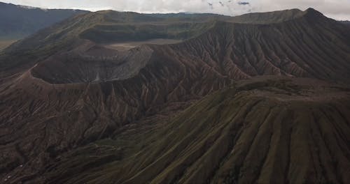 Drone Footage of a Rocky Landscape