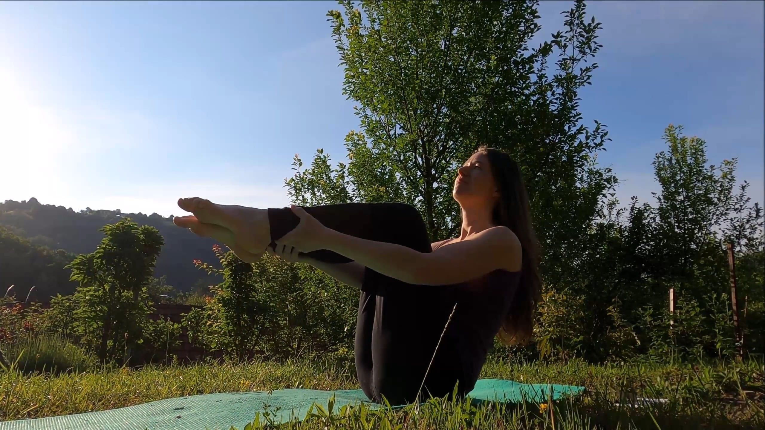 A Woman Doing Yoga Free Stock Video Footage, Royalty-Free 4K & HD Video ...