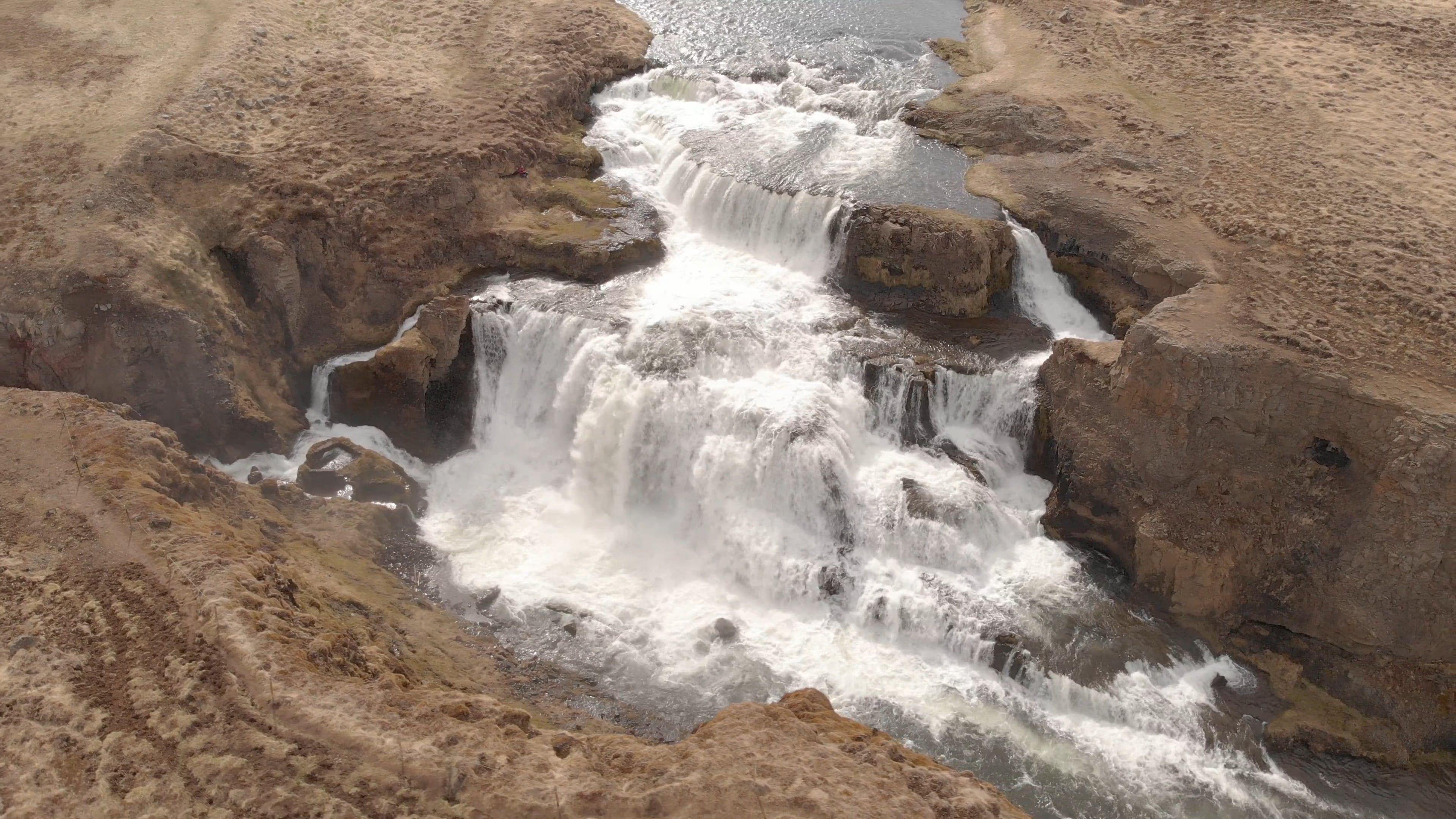 Drone Footage of a Flowing River Free Stock Video Footage, Royalty-Free ...