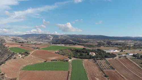 An Aerial Footage of a Landscape