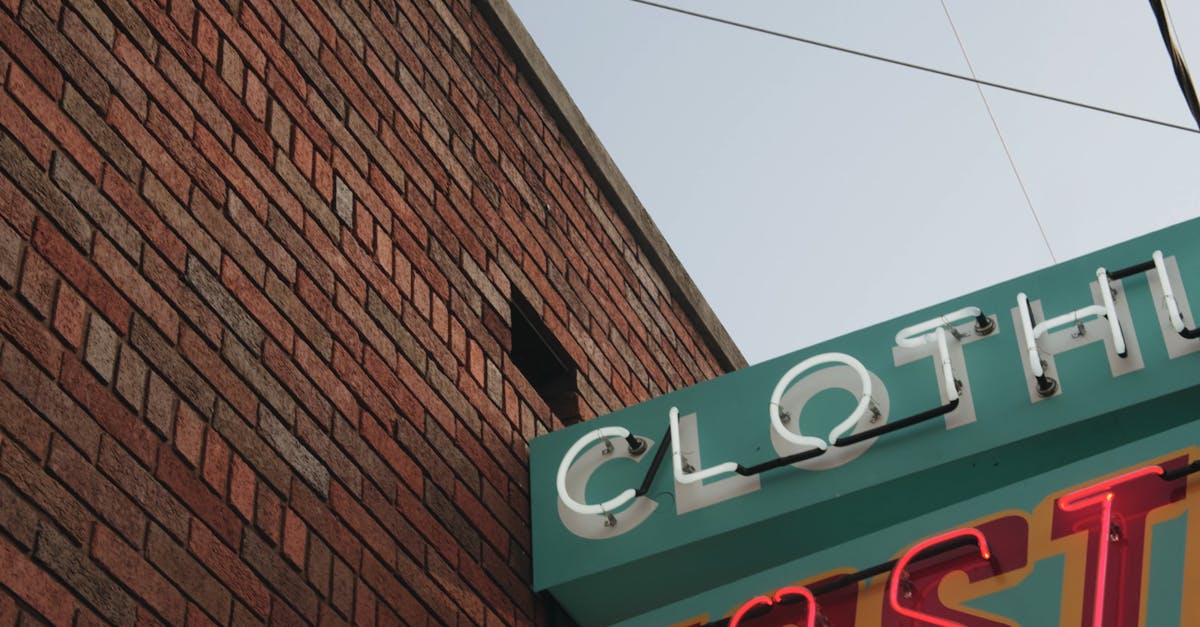 Signage of a Clothing Store Free Stock Video Footage, Royalty-Free 4K ...