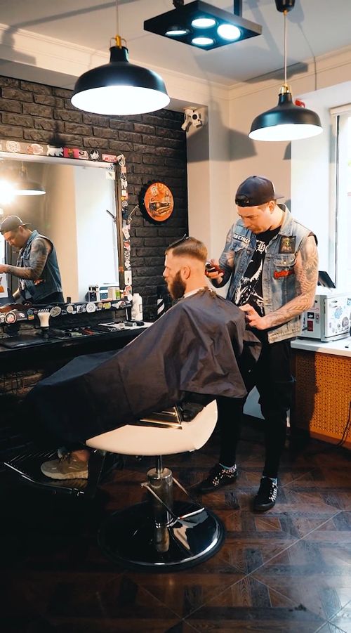 A Man Having A Haircut Free Stock Video A Man Having A Haircut Free Stock Video