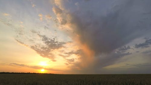 Clouds Formation In Timelapse Mode