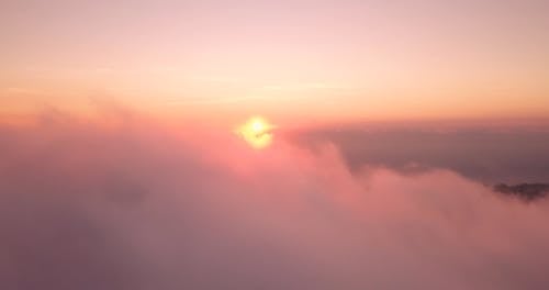 Scenic Footage Of Countryside During Dawn 