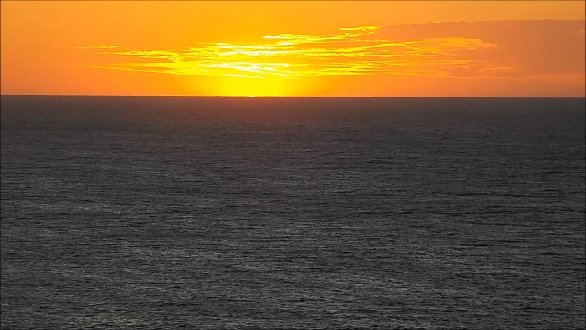 Ocean During Sunset Free Stock Video Footage, Royalty-Free 4K & HD ...