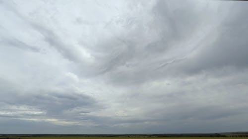 Formation Of Clouds In Timelapse Mode