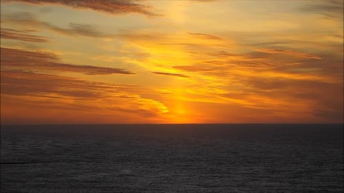 A Picturesque Seascape and Golden Hour