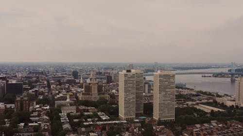 Drone Footage of a City