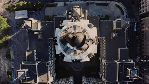 Top View of High-Rise Buildings