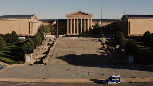 Drone Footage of the Philadelphia Museum of Art