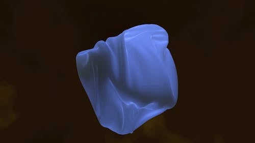 3D Blue Object 