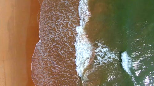 Drone Footage of a Crushing Waves