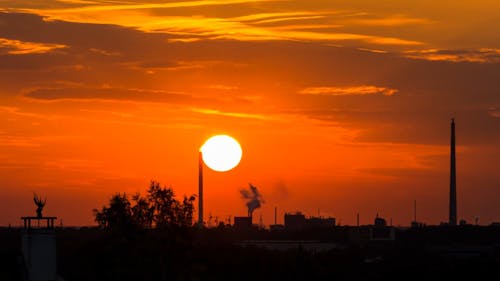 Time-lapse Video Of Sundown 