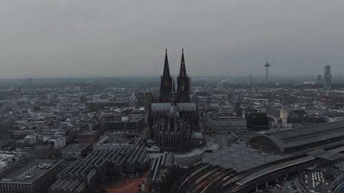 Drone Footage of the Cologne Cathedral in Germany
