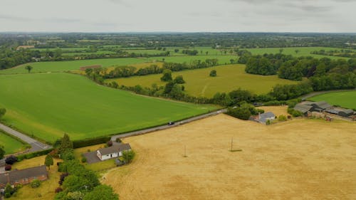 Drone Footage of a Farmland