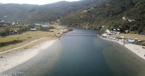 An Aerial Footage of a Landscape